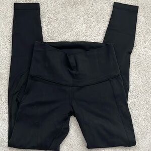 Lululemon Leggings, women’s 8, black full length and high waisted